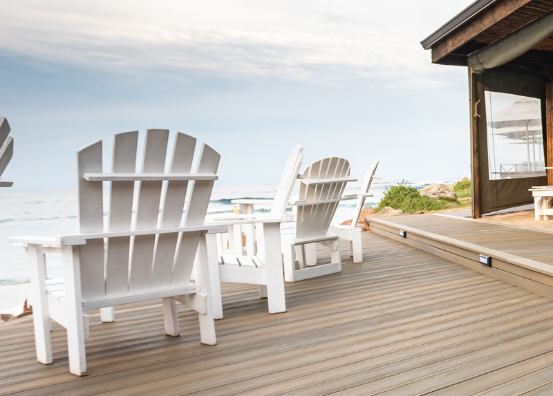 某某小区户外地板装置